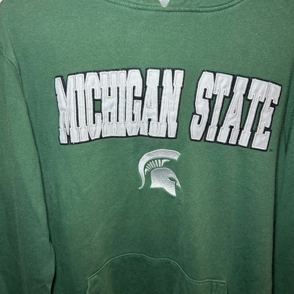 Stadium Athletics Green Michigan State Sweater - Picture 5 of 6
